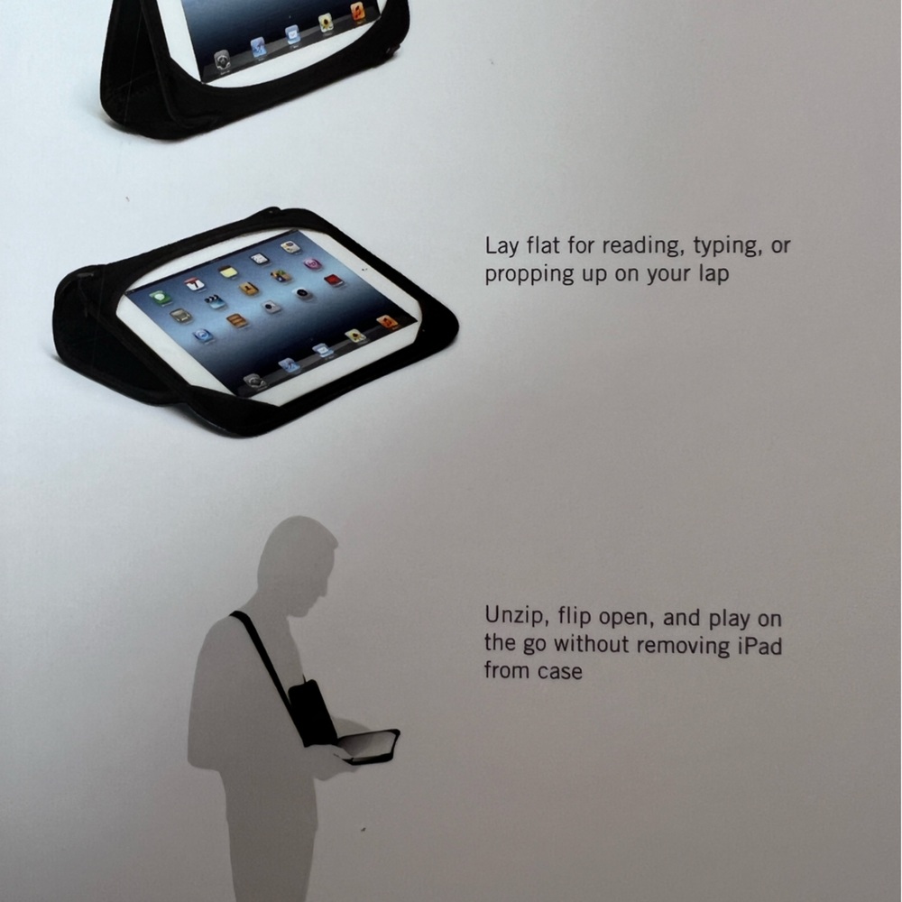 BUILT NY Neoprene Zip Folio Case for All iPads - Picture 4 of 12